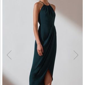 Shona Joy Seaweed Silk Dress sz 4